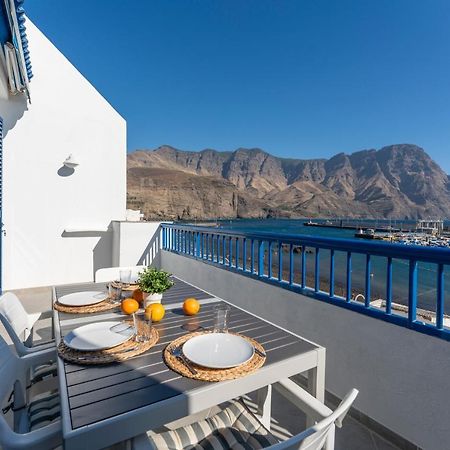 Agaete White&Blue House Apartment Bagian luar foto