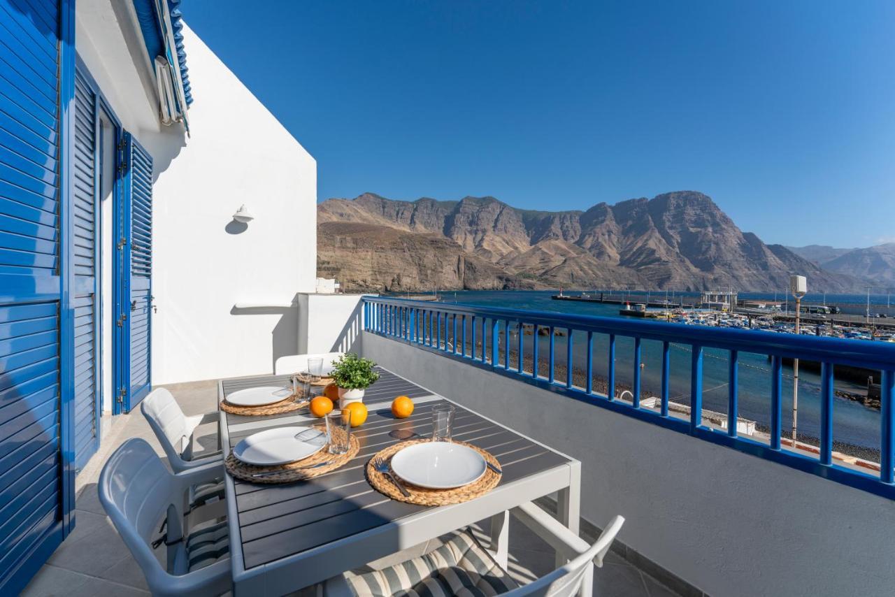 Agaete White&Blue House Apartment Bagian luar foto