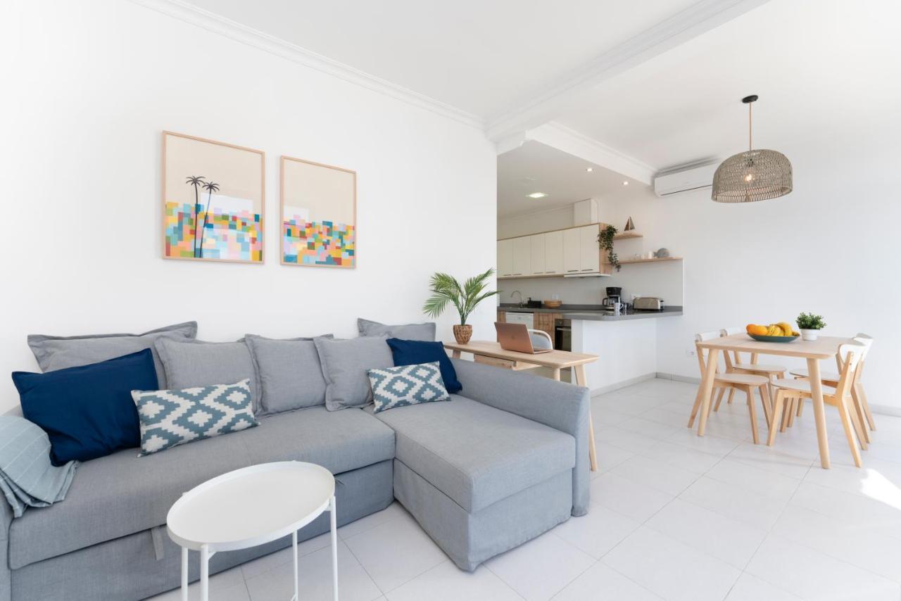 Agaete White&Blue House Apartment Bagian luar foto