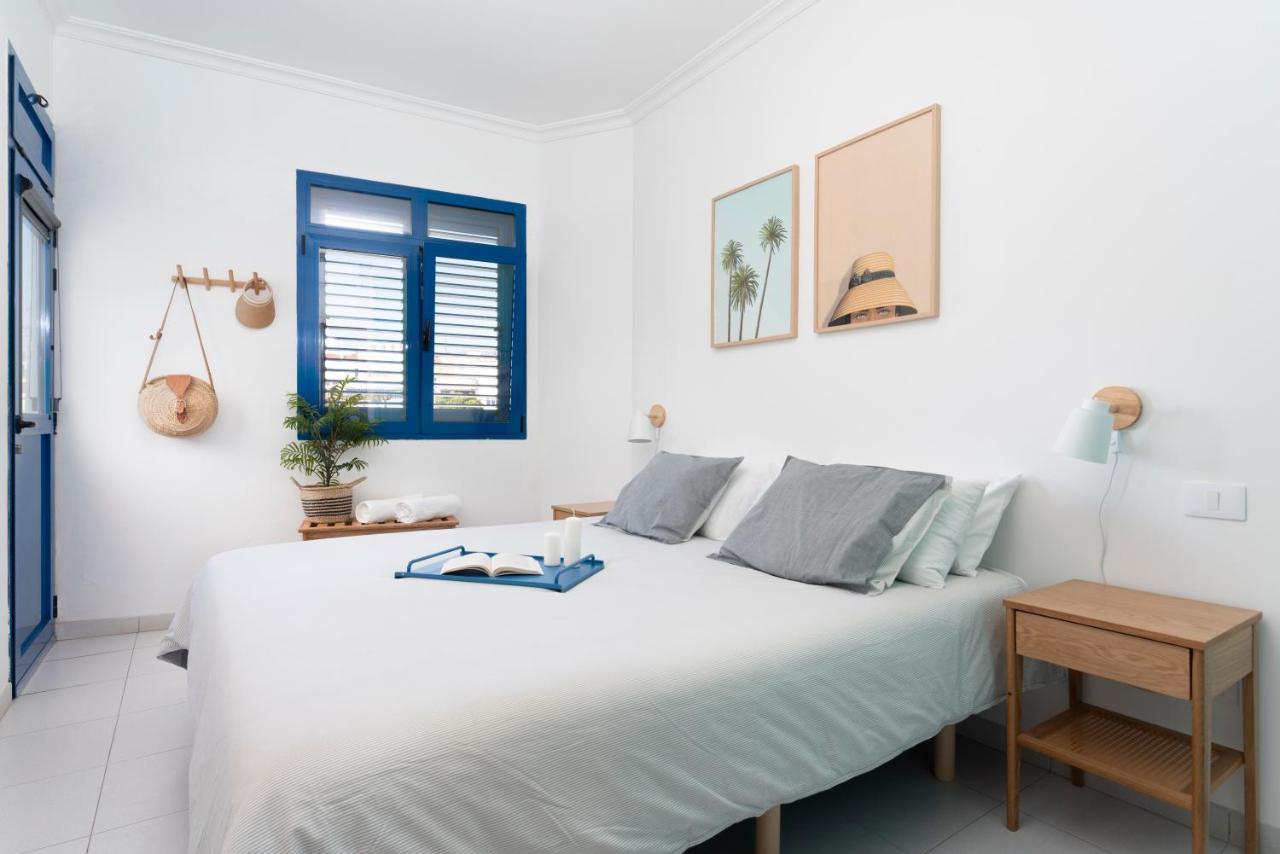 Agaete White&Blue House Apartment Bagian luar foto