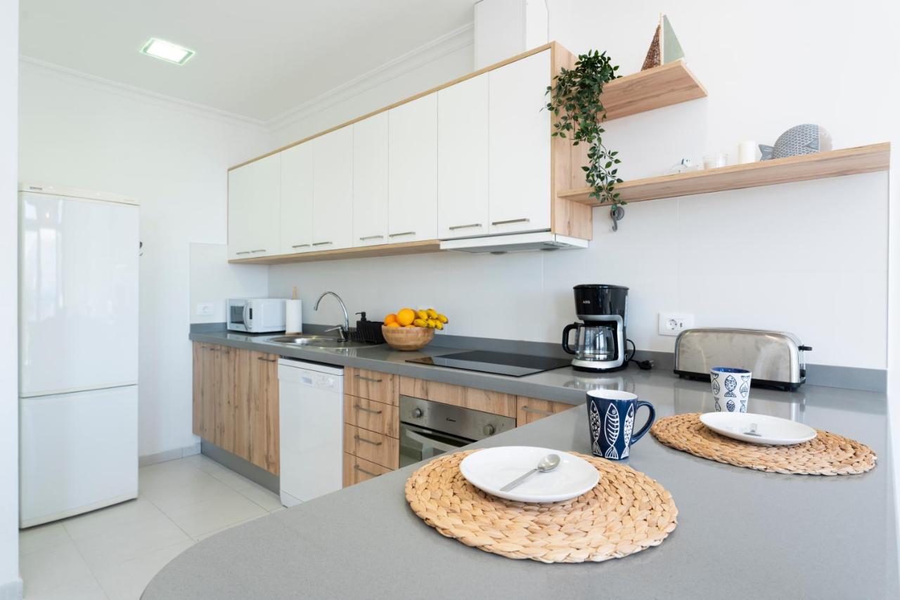 Agaete White&Blue House Apartment Bagian luar foto